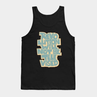Revolution will not be Televised - Gil Scott-Heron - Soul and Jazz Legend Tank Top